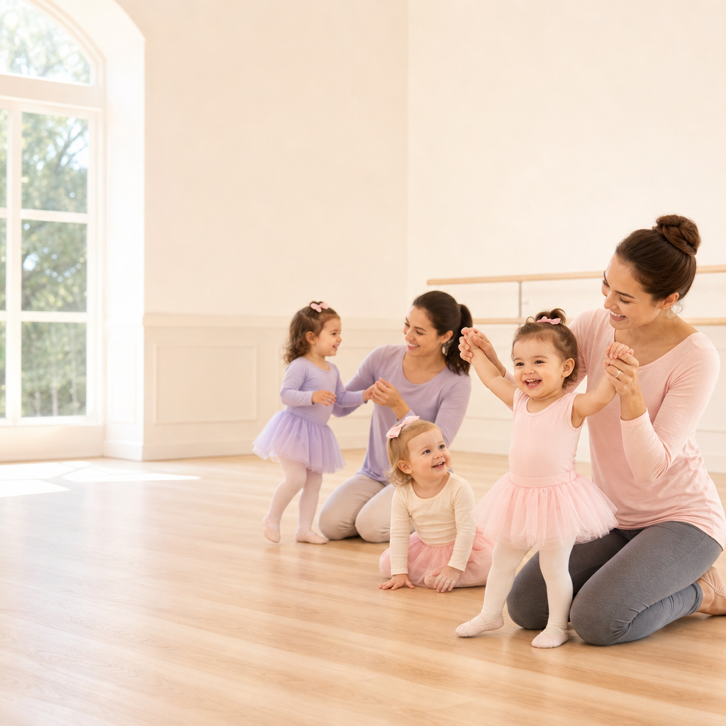 Children enjoying movement in a kids dance class